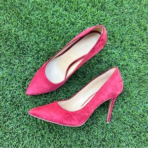 ❣️SALE❣️ MK Michael Kors Leather Heels Pump Shoes Red